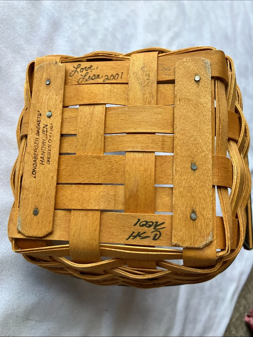 Longaberger Strawberry Basket 2001